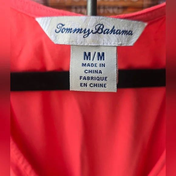 Tommy Bahama Oliana High Low Maxi Dress Paradise Coral Pink Women's Medium - Picture 9 of 15